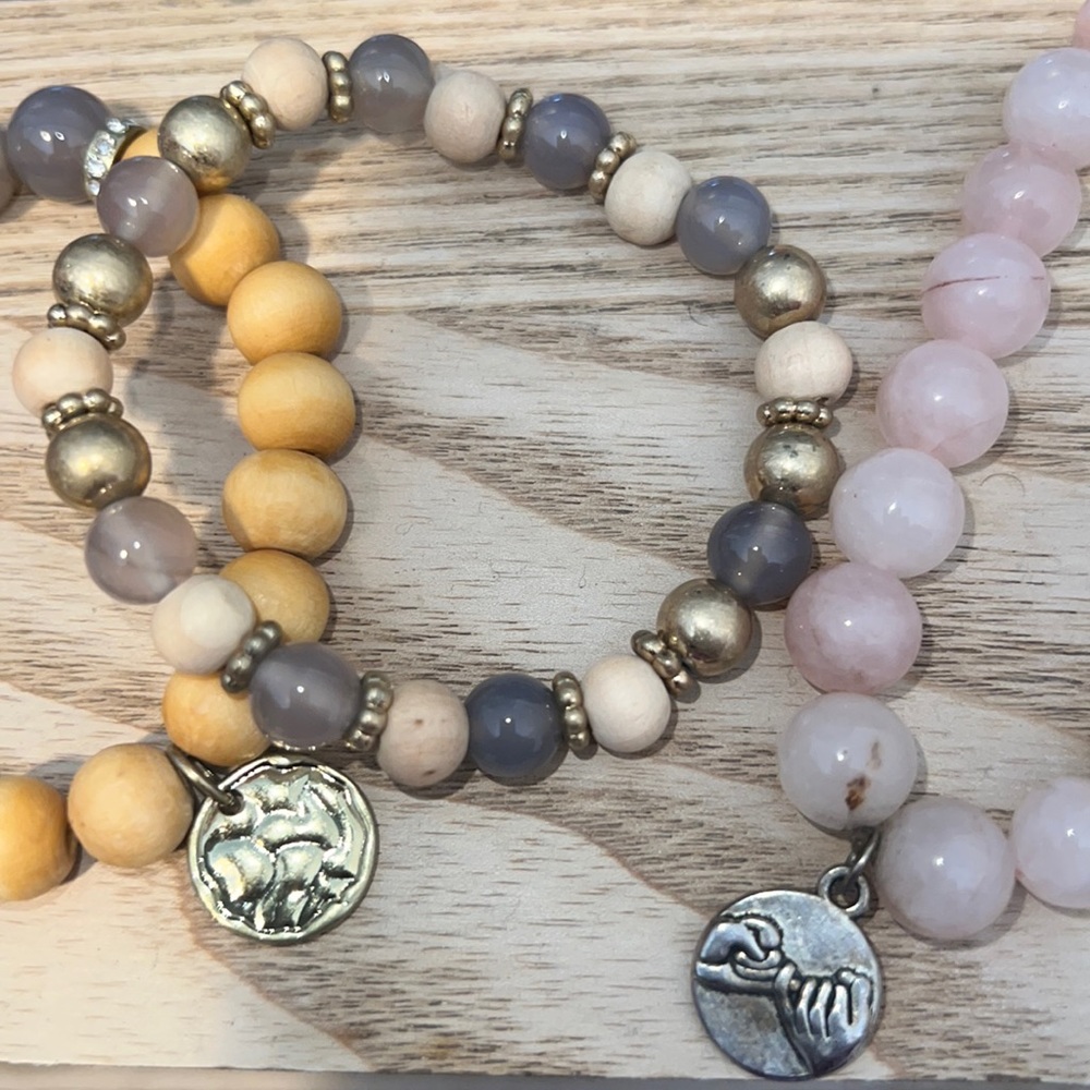 Neutral Bead Bracelets